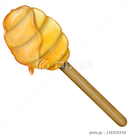 Bee cartoon character with emotions, face, arms, legs. Cartoon style. Hand drawn fashion illustration. World bee day. 138358338