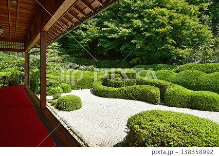 滋賀県甲賀市　大池寺の蓬莱庭園 138358992