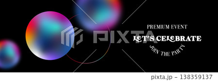Colorful spheres with holographic effects 138359137