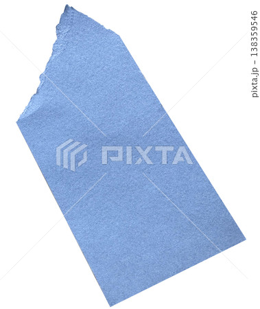 Torn paper piece with realistic textured ripped edges. Torn scrap of cardboard or paper. Piece of notebook sheet. Torn paper piece with realistic textured ripped edges. Torn scrap of cardboard or paper. Piece of notebook sheet. 138359546