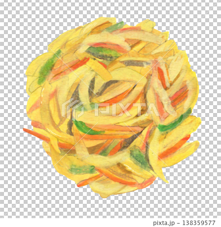 野菜かき揚のイラスト 138359577