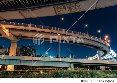 夜景 ~東京・葛西ジャンクション・3~ 夜景 ~東京・葛西ジャンクション・3~ 138359628