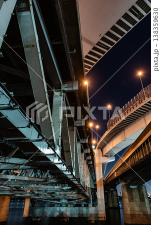 夜景 ~東京・葛西ジャンクション・5~ 夜景 ~東京・葛西ジャンクション・5~ 138359630