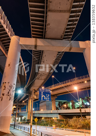 夜景 ~東京・葛西ジャンクション・7~ 夜景 ~東京・葛西ジャンクション・7~ 138359632