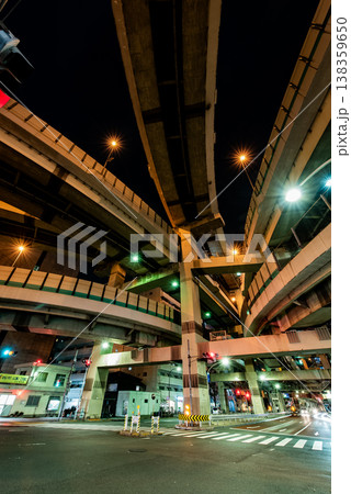 夜景 ~東京・箱崎ジャンクション・6~ 夜景 ~東京・箱崎ジャンクション・6~ 138359650