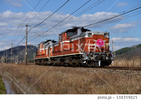 山陽本線を走るDD511179重連単機回送 138359825