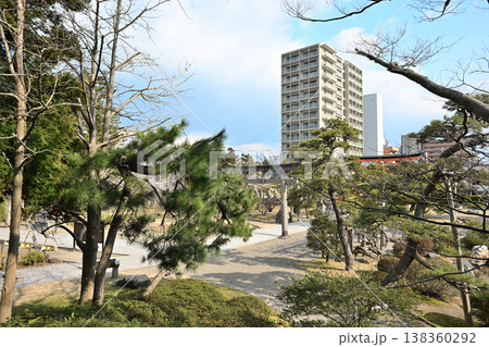 庭園が美しい白山神社(新潟県新潟市中央区) 庭園が美しい白山神社(新潟県新潟市中央区) 138360292