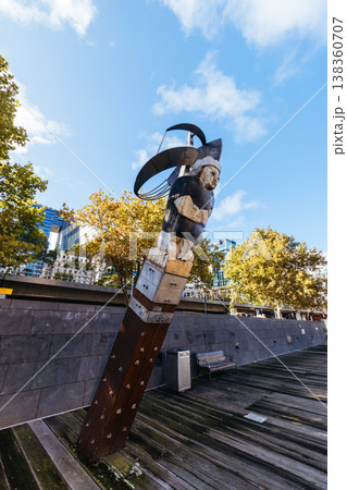 Yarra River Views of Melbourne in Australia 138360707