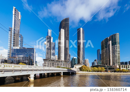 Yarra River Views of Melbourne in Australia 138360714