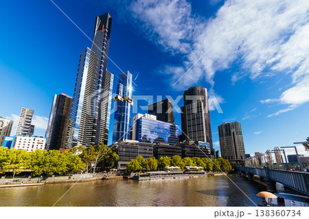 Yarra River Views of Melbourne in Australia 138360734