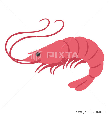 Red shrimp, crustacean, seafood. Cuisine, menu, ingredient, cooking. Red shrimp, crustacean, seafood. Cuisine, menu, ingredient, cooking. 138360969