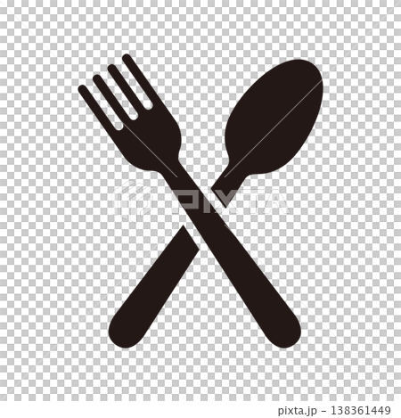 Icon of crossed forks and spoons Icon of crossed forks and spoons 138361449