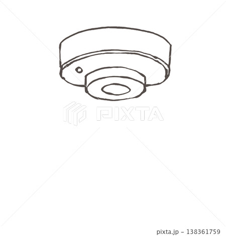 火災警報器のイラスト 138361759