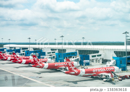 クアラルンプール国際空港　エアアジア 138363618