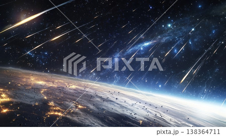 Cosmic Ray Showers Creating Particle Waves 138364711