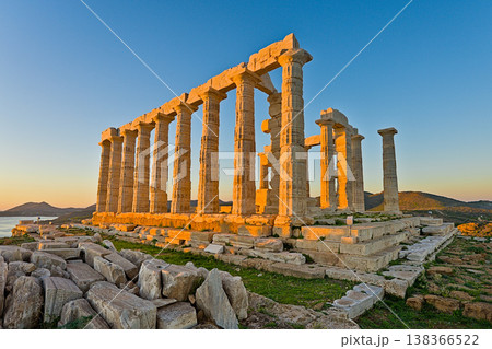 Temple of Poseidon at Cape Sounio 138366522