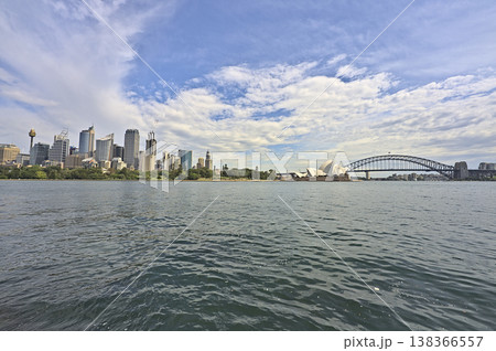 Sydney skyline with Harbour Bridge and Opera House Sydney skyline with Harbour Bridge and Opera House 138366557
