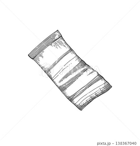 Sketch of meat product. Handdrawn beef, lamb and pork steak extra or medium rare. Grilled sausage Sketch of meat product. Handdrawn beef, lamb and pork steak extra or medium rare. Grilled sausage 138367040