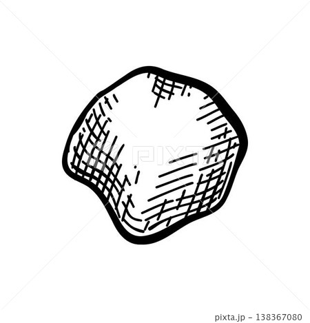 Sketch of meat product. Handdrawn beef, lamb and pork steak extra or medium rare. Grilled sausage Sketch of meat product. Handdrawn beef, lamb and pork steak extra or medium rare. Grilled sausage 138367080