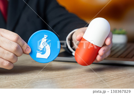Clinical trials and drug testing ensure safety and approval. Pharmaceutical development process. Quality control, regulation, and research support healthcare innovation and market authorization Clinical trials and drug testing ensure safety and approval. Pharmaceutical development process. Quality control, regulation, and research support healthcare innovation and market authorization 138367829
