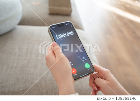 A phone call from a landlord signals rent changes and regulation updates. Tenant rights and housing policies evolve. Rising costs challenge affordability and stability in rental markets. 138368146