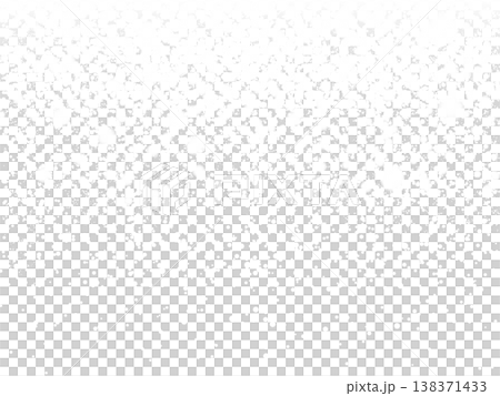 Christmas Snowflakes on a Transparent Background. Realistic Christmas Snowfall on an Isolated Background. Vector EPS 10 138371433