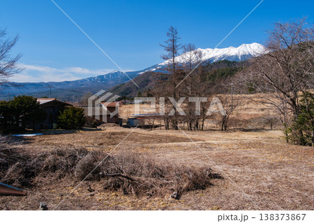 開田高原の山村 開田高原の山村 138373867