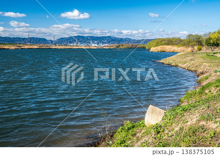 淀川風景 大阪府枚方市 淀川風景 大阪府枚方市 138375105