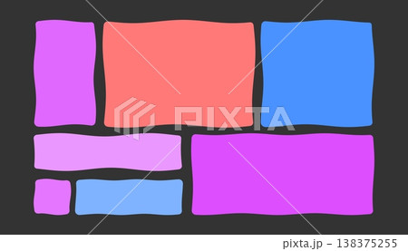 Wavy organic rectangle Set modern brutalism frames Wavy jagged edge frames Geometric zig zag stickers Abstract doodle liquid shapes Wavy organic rectangle Set modern brutalism frames Wavy jagged edge frames Geometric zig zag stickers Abstract doodle liquid shapes 138375255
