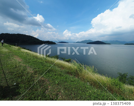 Landscape lake mountain cloud sky grass nature water landscape lake mountain cloud sky grass nature water bright summer Landscape lake mountain cloud sky grass nature water landscape lake mountain cloud sky grass nature water bright summer 138375409