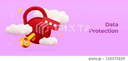 3d Data protection, safety, encryption, protection, privacy concept Padlock Lock with password Secure information transfer 3d Data protection, safety, encryption, protection, privacy concept Padlock Lock with password Secure information transfer 138375834