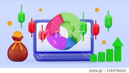 3D online trading Investment Business graph on application concept Analyzing investment money cash and exchange with finance 3D online trading Investment Business graph on application concept Analyzing investment money cash and exchange with finance 138376020