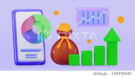 3D online trading Investment Business graph on application concept Analyzing investment money cash and exchange with finance 3D online trading Investment Business graph on application concept Analyzing investment money cash and exchange with finance 138376045