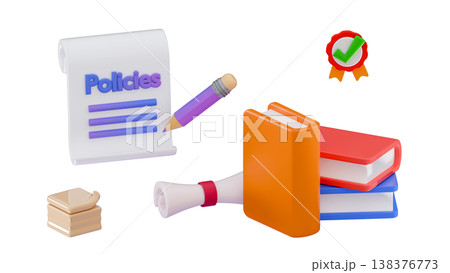 Policies Concept of business documents for law compliance Privacy policy isometric Personal confidential information Policies Concept of business documents for law compliance Privacy policy isometric Personal confidential information 138376773