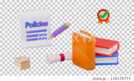 Policies Concept of business documents for law compliance Privacy policy isometric Personal confidential information Policies Concept of business documents for law compliance Privacy policy isometric Personal confidential information 138376773