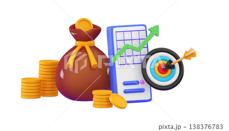 3d Money profit Investment and analysis Project manager tool, business, productivity online platform 3d Money profit Investment and analysis Project manager tool, business, productivity online platform 138376783