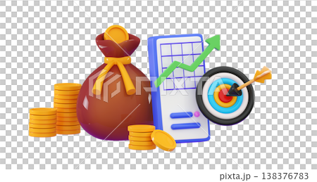 3d Money profit Investment and analysis Project manager tool, business, productivity online platform 3d Money profit Investment and analysis Project manager tool, business, productivity online platform 138376783