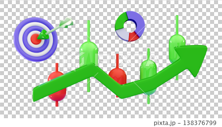 3d Money profit Invest in best idea Investment and analysis money cash profits Business concept for trading 138376799
