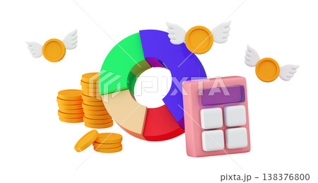 3d Money profit Invest Cost reduction saving money finance and business target planning 3d Money profit Invest Cost reduction saving money finance and business target planning 138376800