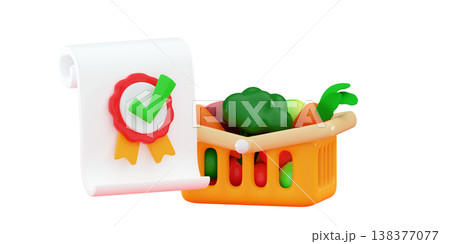 3d Quality control and product satisfaction research check HACCP Hazard Analysis Critical Control Business iso 3d Quality control and product satisfaction research check HACCP Hazard Analysis Critical Control Business iso 138377077