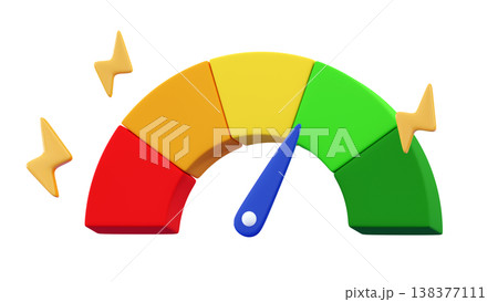 3d Satisfaction Stress level reduced Emotional overload Credit score or rating concept 138377111