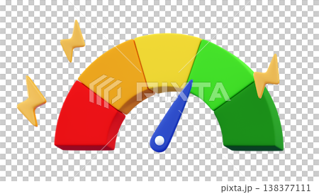 3d Satisfaction Stress level reduced Emotional overload Credit score or rating concept 138377111