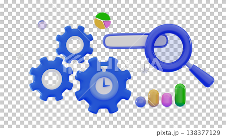 3d Seo keyword ranking Research concept Professional SEO service 138377129