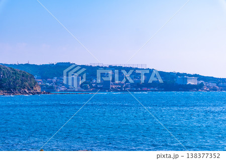 南紀白浜の海岸と温泉街 南紀白浜の海岸と温泉街 138377352
