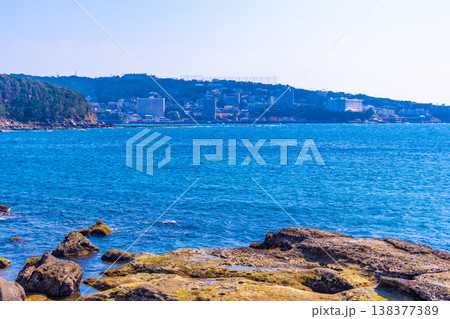 南紀白浜の海岸と温泉街 南紀白浜の海岸と温泉街 138377389