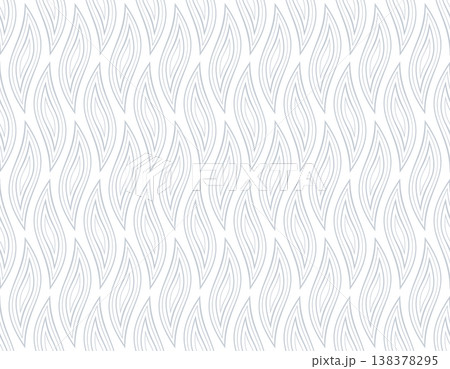 The geometric pattern with wavy lines. Seamless vector background. White and gray texture. Simple lattice graphic design The geometric pattern with wavy lines. Seamless vector background. White and gray texture. Simple lattice graphic design 138378295