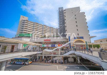 東武ストア川越マインの外観とペデストリアンデッキ【埼玉県川越市脇田町】 138379342