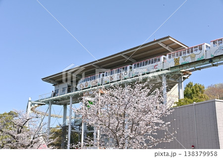 東山動物園の園内モノレール 138379958