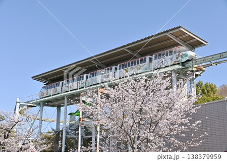 東山動物園の園内モノレール 138379959