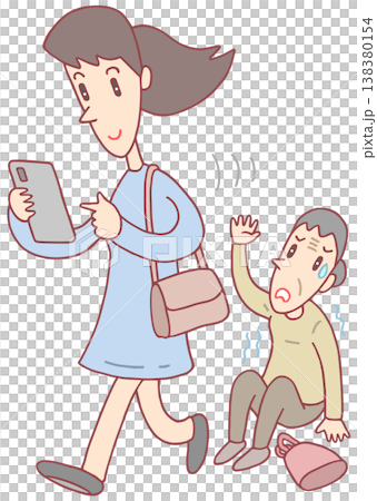 スマホ関連のイラスト - スマートフォン・歩きスマホ・介助要請・見過ごし スマホ関連のイラスト - スマートフォン・歩きスマホ・介助要請・見過ごし 138380154